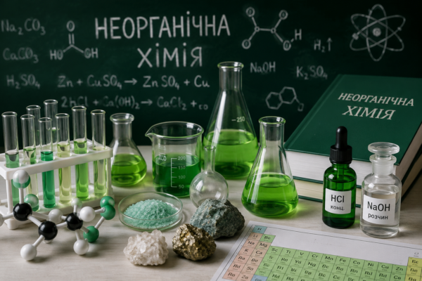 Загальне зображення щодо неорганічної хімії
